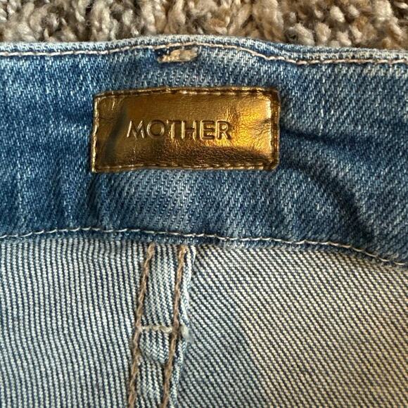 Women’s Mother Jeans Distressed The Looker Skimp Skinny Jeans Size 27 - Picture 3 of 7